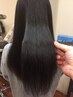 カット+髪質改善ストレート　￥17500
