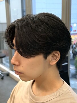 バース 梅田中崎町店(BIRTH) 曲がる縮毛矯正 ニュアンスパーマ センターパート