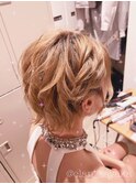 ねじりハーフツイン【クランソア】ヘアセット/ヘアメ/心斎橋