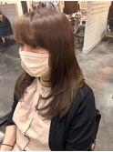 イメチェン/ホワイトブロンド/外ハネボブ/ワイドバング/南草津