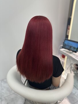 ロンドルピナス 小倉(Lond Lupinus) ミディアムヘア暗めカラー/デザインカラー/フェイスフレーミング