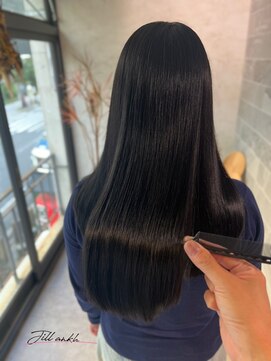 ジル アンク(Jill ankh) 《姫路　Jillankh》ディープグレージュ　暗髪　髪質改善