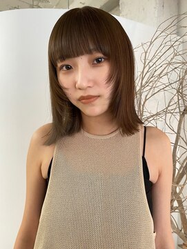 プロス(Pros) 表参道/ブリーチなし/レイヤーカット/フェイスレイヤー