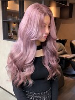 サニー 渋谷(SUNNY) ラベンダーピンクベージュ、バレイヤージュ、ダブルカラー