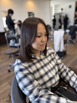 ベルスタ(BELSTA) アイスベージュ×顔まわりレイヤー