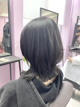 アヴァンス 難波店(AVANCE.) 【高尾担当】 ミディアムウルフレイヤー