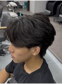 フェザーパーマ　メンズパーマ　