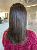 桑名ロングレイヤーカットハッシュカット透明感カラー重めロング
