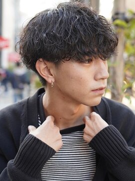 フィフス 栄(fifth) 波巻きツイストスパイラルツーブロック束感マッシュメンズパーマ