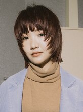 ネイビー(nvy)&nbsp;似合わせ顔まわりレイヤーカット