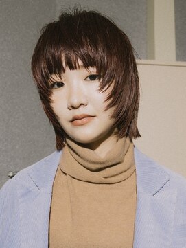 ネイビー(nvy) 似合わせ顔まわりレイヤーカット