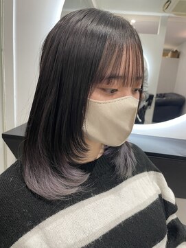 グランドライン(GRAND LINE) GRAND LINE北村斗和　顔周り縮毛　レイヤースタイル