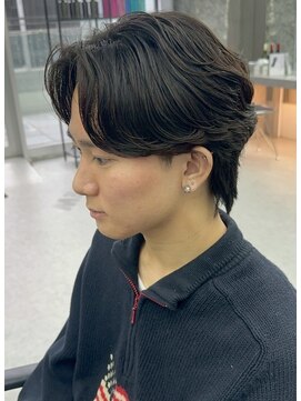 デュー 栄(DEW) 【DEW】ニュアンスパーマ/フェザーパーマ/センターパート