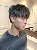 ビアンコ(bianco produce by L'Aube)&nbsp;ツイストシャドウパーマ ラウンドマッシュ ウルフマッシュ