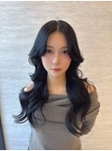 イメチェン/ピンクベージュ/アンブレラカラー/前髪/渋谷