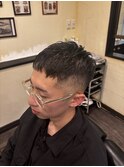 クロップパーマ＜理容室＞［メンズ/シェービング／パーマ］