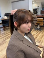 デビュー 宜野湾店(Debut)&nbsp;ワンホンレイヤー/ミルクティーブロンド/ダークブルー/宜野湾
