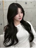 暗め地毛風カラー♪♪ レイヤーカット♪♪韓国ヘア