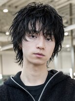 バイフィフス 原宿/表参道(by fifth)&nbsp;原宿ルーズパーマラウンドマッシュウルフヘアツーブロックfifth