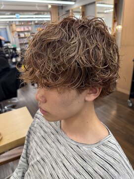 ヘアースペースブルーム プリュス 石橋店(HAIR SPACE BLOOM plus) 石橋阪大前/メンズパーマ/シャドウパーマ/外国人風パーマ