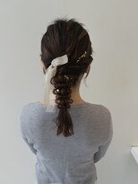 ヘアポジションにかほ&nbsp;編みおろしヘア