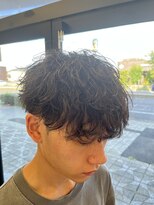 ラッドバイプティパ 水戸元吉田店(rad...by petit-pas)&nbsp;＊短めでも出来る波巻きシャドウパーマ/水戸/メンズ/パーマ＊