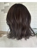 髪質改善レイヤー外ハネくびれ秋カラー２０代３０代４0代
