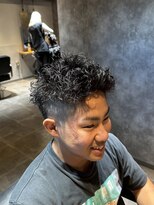 ベスト 木更津(BEST)&nbsp;スペインカールニュアンスパーマダウンバング木更津サーフカール