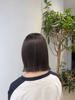 カイノ 光明池店(KAINO)&nbsp;切りっぱなしボブ × ダークブラウン