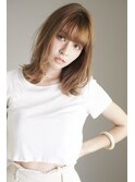 Sac.栃木優佑　似合わせカット　ミディアム　透明感カラー