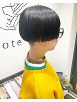 テトテヘアー(tetote hair) カリアゲショートボブ