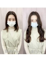 あるじゃんすー 新宿店&nbsp;ナチュラルブラウン＃シールエクステ＃ゆるふわウェーブ＃新宿