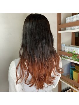 フィゼル 福島店(fizelle) オレンジグラデーション ゆきみつおとは