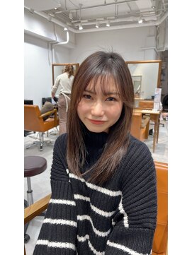 ネイロ 錦糸町(NeiRo) 縮毛矯正ミニウルフテラコッタデジタルパーマくすみブルー