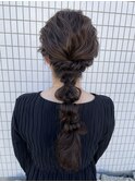 編みおろしアレンジ