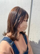 アチーブ ヘア デザイン(achieve hair design)&nbsp;#外ハネ#セミディ#ナチュラル#大人可愛い#ツヤ髪#くびれ