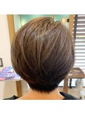 大人可愛いクールショート耳かけサイドバング似合わせカット◎2