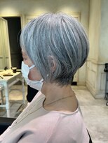 アソビ 表参道(ASOBI)&nbsp;グレイヘア　ショートボブ