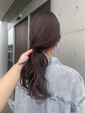 アチーブ ヘア デザイン(achieve hair design) 柔らか深みショコラブラウン暖色系 ウェーブロング
