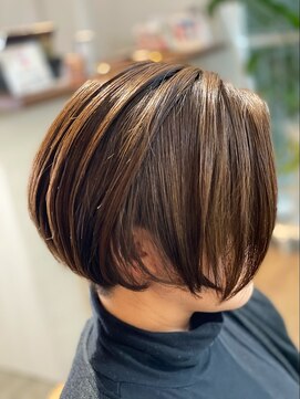 ツムグ 代官山店(TUMUGU) 30代40代50代ショコラアッシュ透明感カラー白髪ぼかし代官山