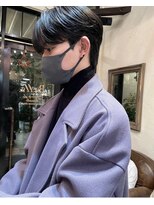 【お客様ヘア】大人気メンズスタイル！シースルーマッシュ　黒髪