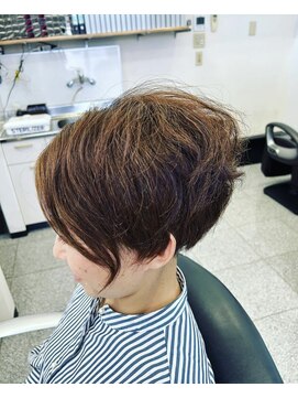 サンひまわり 高来店 クセを活かしたショートスタイル
