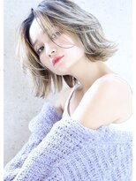 ヘアアンドメイク シークネクスト(HAIR&MAKE SeeK NEXT)&nbsp;【SeeK NEXT島貫】バレイヤージュ×うざバングボブ