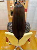 美髪縮毛矯正&髪質改善で艶髪ロングヘア