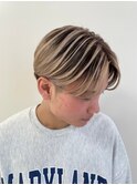 グレーベージュニュアンスカラーヘルシースタイルレイヤーロング