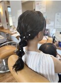 結婚式お呼ばれヘアセット
