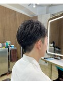 アップバングショート