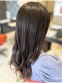 レイヤーロング×ふんわりカール
