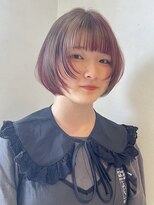 ボコカ(bococa)&nbsp;ブロックカラー/ベージュ/ピンクレッド