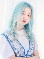 セイドット リー(Say. Ree)&nbsp;Say.ree レイヤーカット ロング ハイブリーチ 前髪なし 表参道